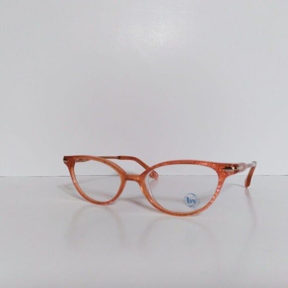 Womens Bon Vivant Coral Designer Cat Eyeglass Frames Never Worn Handmade Italy - Picture 2 of 6